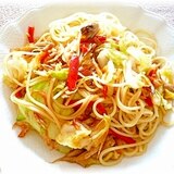 ♪♪定番パスタにひと工夫★和風ペペロンチーノ♪♪